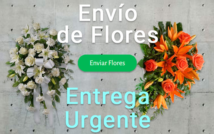 Envío de coronas funerarias urgente a los tanatorios, funerarias o iglesias de Jerez